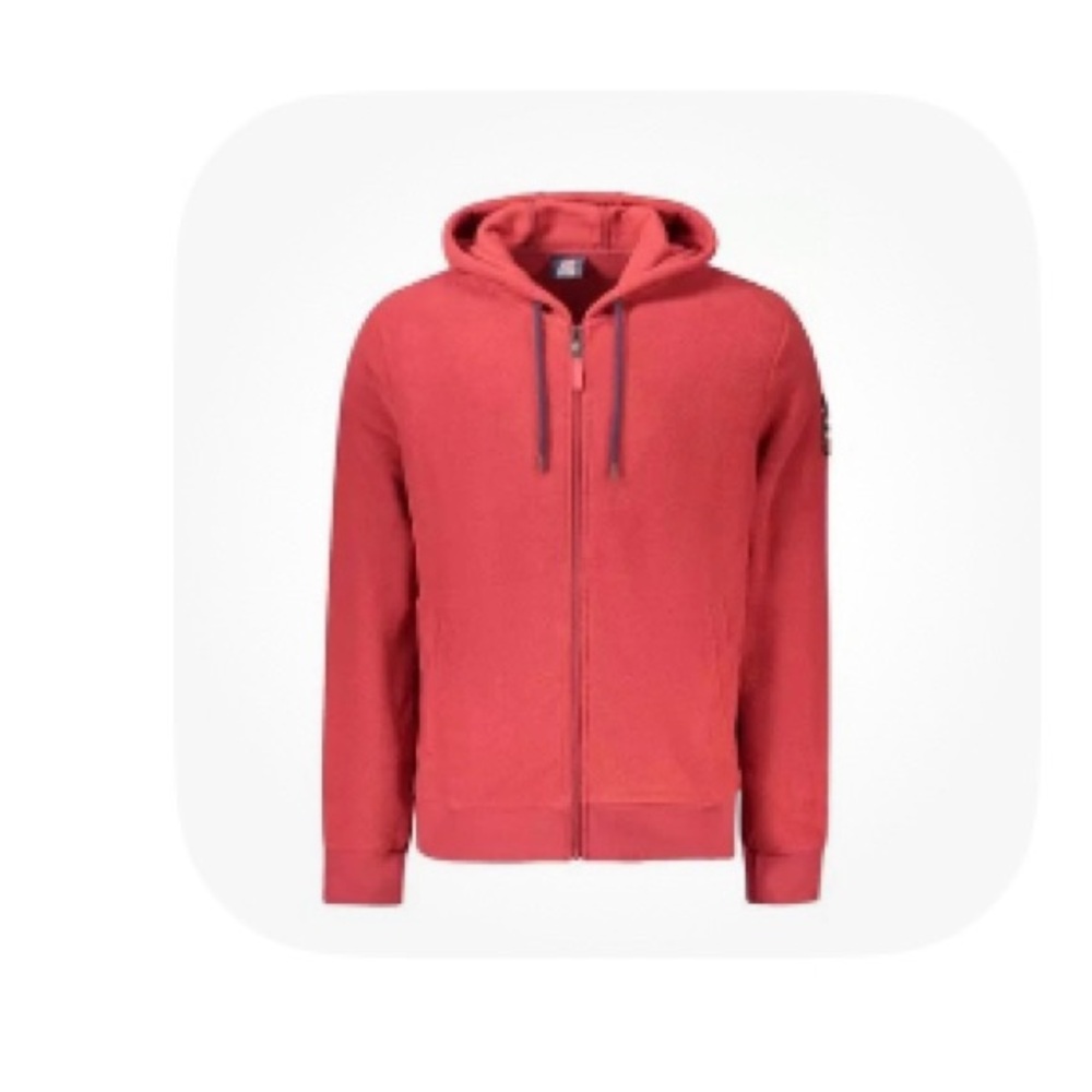 Men's Red Hoodie Sweater